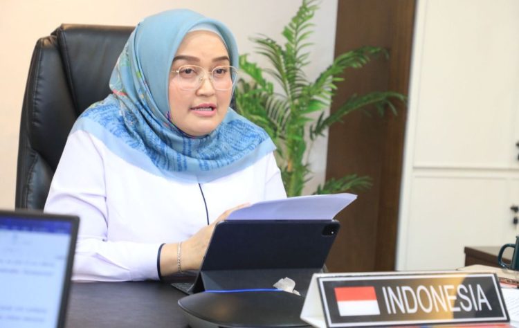 Direktur Jenderal Pembinaan Hubungan Industrial dan Jaminan Sosial Tenaga Kerja Kemenaker, Indah Anggoro Putri. (Foto: pikiran-rakyat.com).