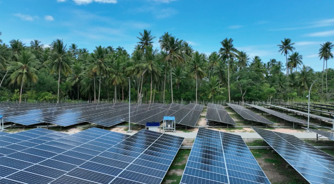 Panel tenaga surya. (Foto: duniaenergi.com).